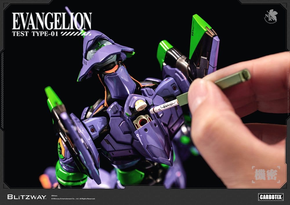 Evangelion Carbotix Actionfigur Evangelion Unit-01 Test Type (DX Ver.) 33 cm - Preorder - ETA: 25.05.2027