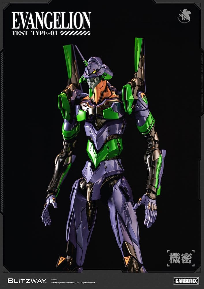 Evangelion Carbotix Actionfigur Evangelion Unit-01 Test Type (DX Ver.) 33 cm - Preorder - ETA: 25.05.2027