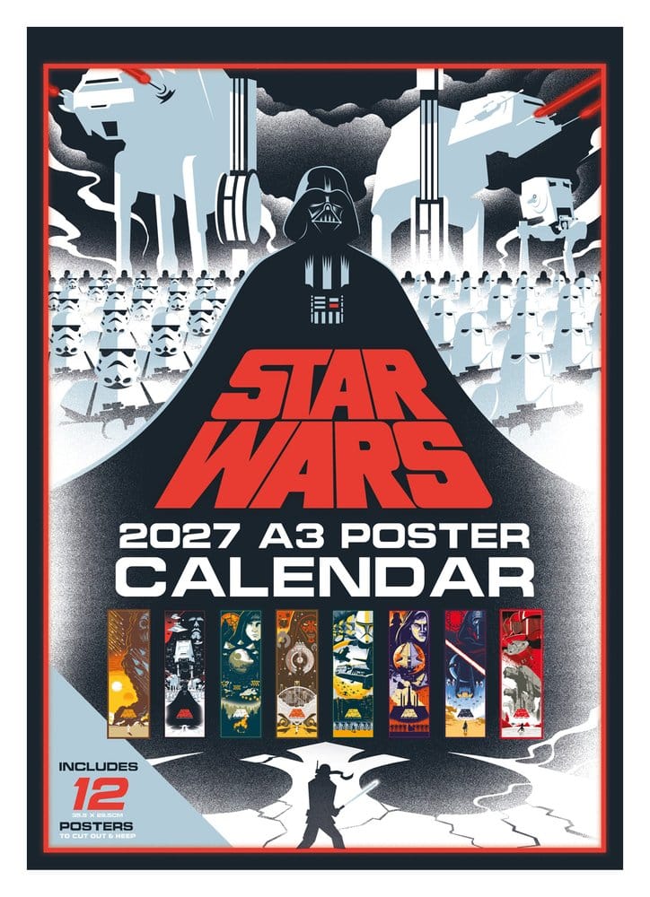 Star Wars Kalender A3 Poster 2027 - Preorder - ETA: 25.09.2026