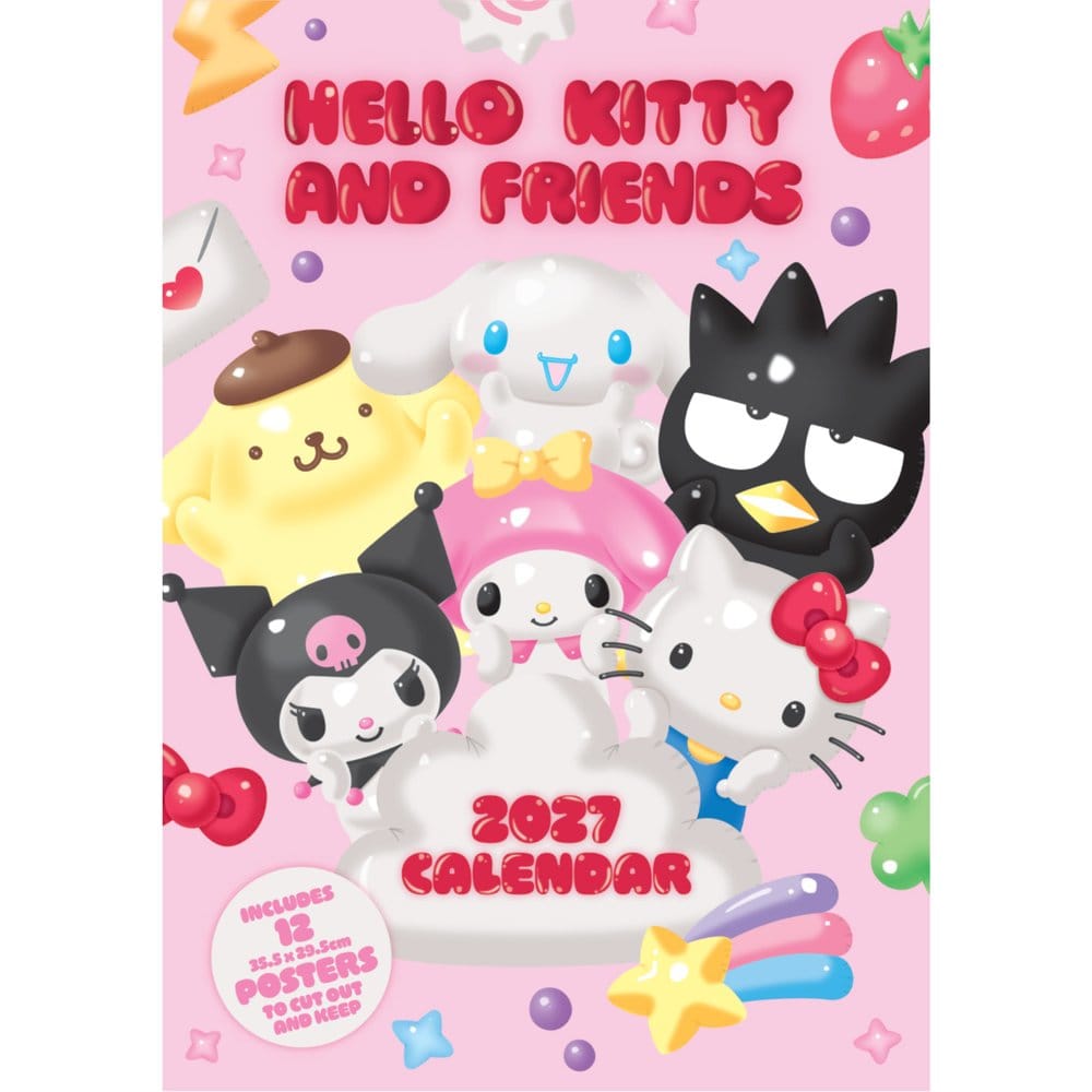 Hello Kitty Kalender A3 Poster 2027 - Preorder - ETA: 25.09.2026