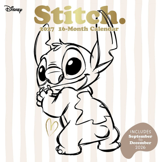 Stitch Kalender Life is Better with Stitch 2027 30 x 30 cm - Preorder - ETA: 09.11.2026
