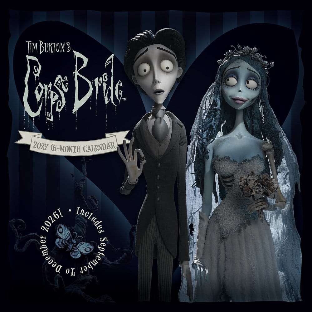 Corpse Bride Kalender 2027 30 x 30 cm - Preorder - ETA: 25.09.2026