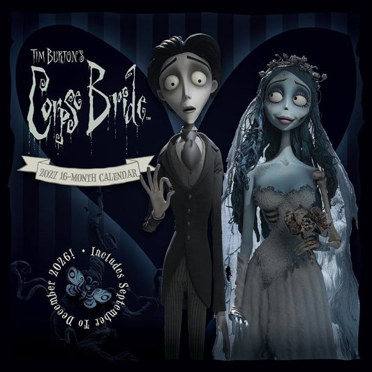 Corpse Bride Kalender 2027 30 x 30 cm - Preorder - ETA: 09.10.2026