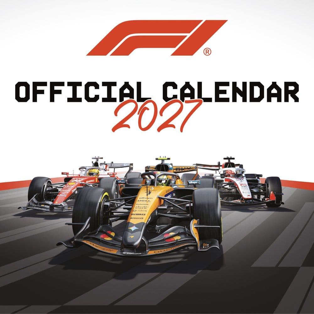 Formel 1 Kalender 2027 30 x 30 cm - Preorder - ETA: 25.09.2026