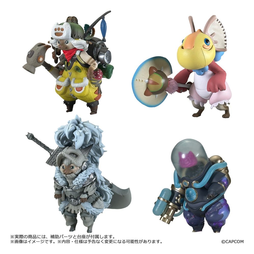 Monster Hunter Standard Model Plus Minifigur Palico Collection Vol. 1 Blind Box Sortiment (4) - Preorder - ETA: 25.03.2027
