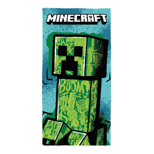 Minecraft Handtuch Premium Creeper 70 x 140 cm - Versand: 5-7 Tage nach Bestellung