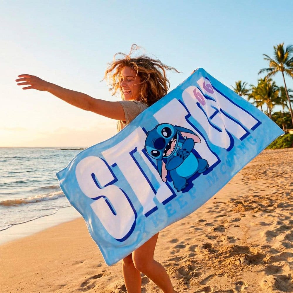 Lilo & Stitch Handtuch Stitch 90 x 180 cm - Preorder - ETA: 25.11.2026