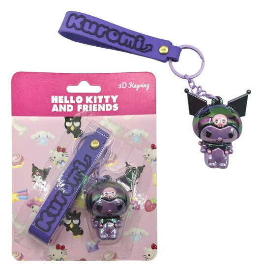 Sanrio 3D Schlüsselanhänger Hello Kitty Kuromi - Preorder - ETA: 25.11.2026