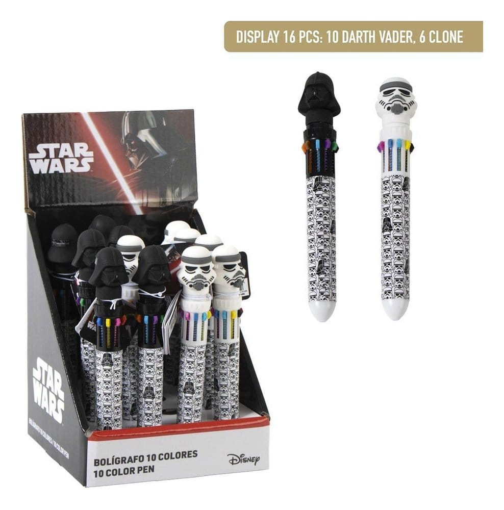 Star Wars Zehnfarbkugelschreiber Display (16) - Preorder - ETA: 25.09.2026