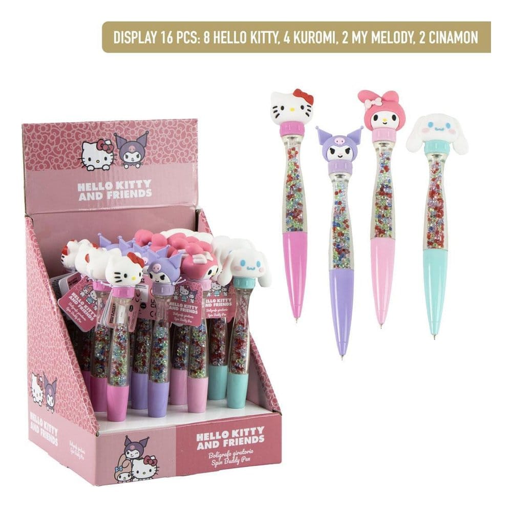 Sanrio Kugelschreiber Rotary Hello Kitty Display (16) - Preorder - ETA: 25.09.2026
