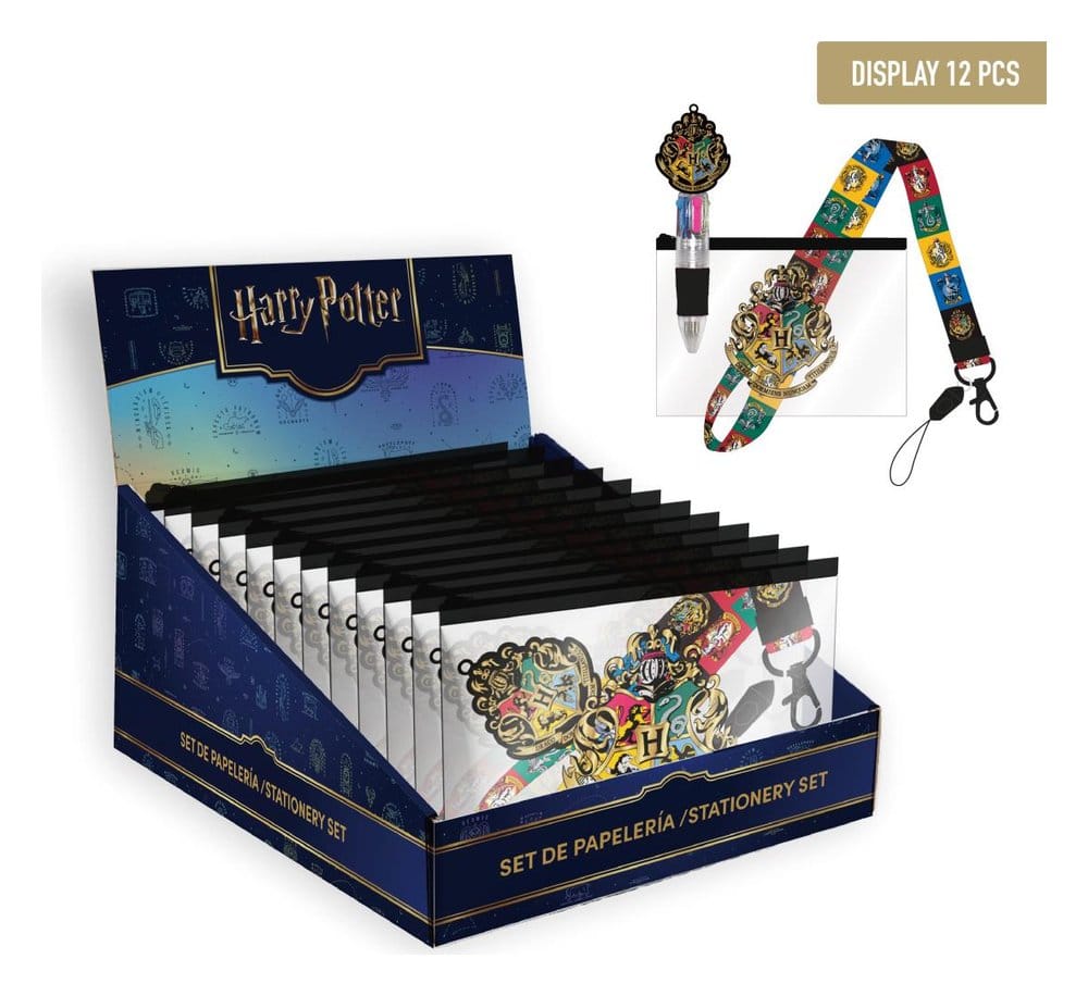 Harry Potter Schreibwaren-Set mit Anhänger Display (12) - Preorder - ETA: 25.09.2026