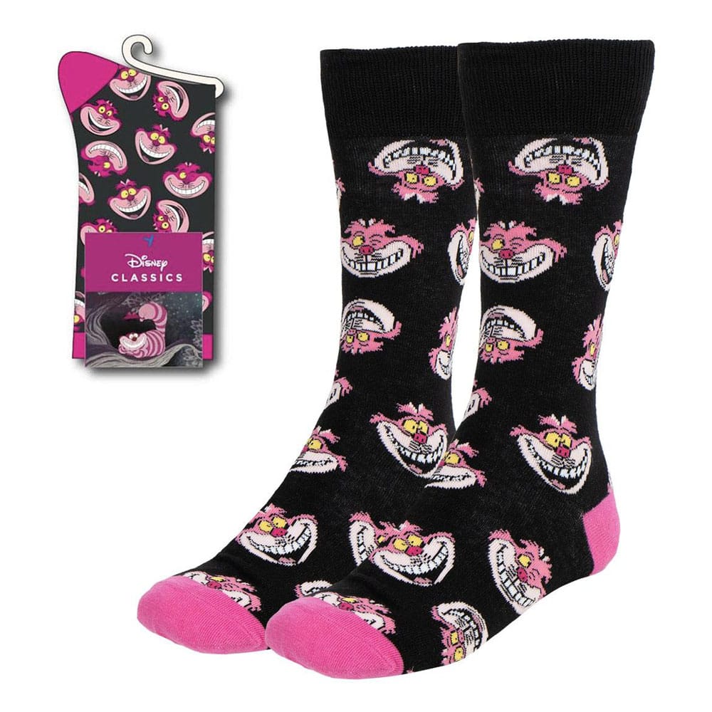 Disney Socken Alice im Wunderland Grinsekatze Faces 36-43   - Preorder - ETA: 02.11.2025