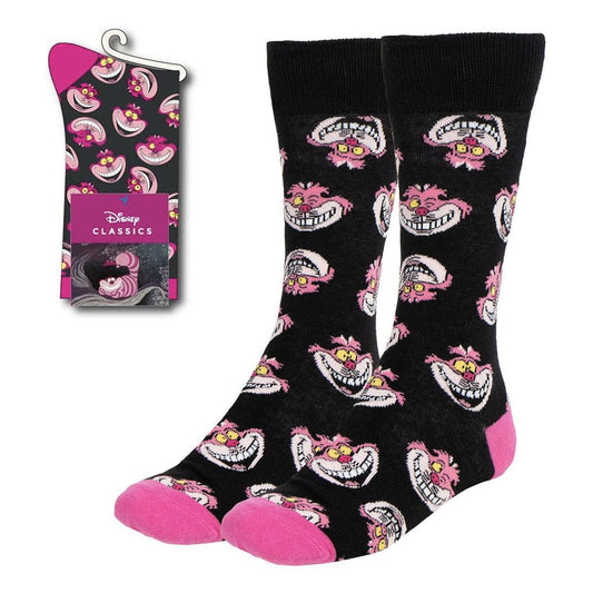 Disney Socken Alice im Wunderland Grinsekatze Faces 36-43   - Preorder - ETA: 13.09.2026