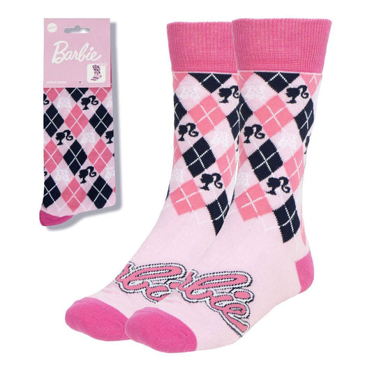 Barbie Socken Logo Pink 36-43   - Versand: 5-7 Tage nach Bestellung