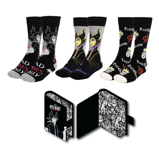 Disney Villains Socken 3er-Pack 36-43    - Versand: 5-7 Tage nach Bestellung