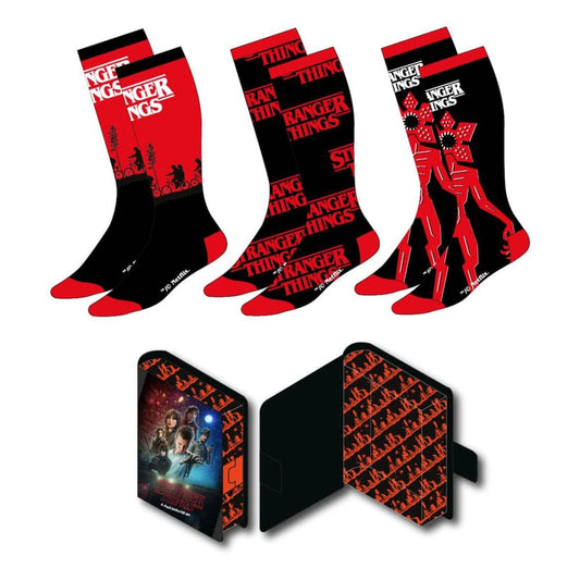 Stranger Things Socken 3er-Pack 38-45 - Versand: 5-7 Tage nach Bestellung
