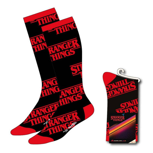 Stranger Things Socken Logo 38-45  - Versand: 5-7 Tage nach Bestellung