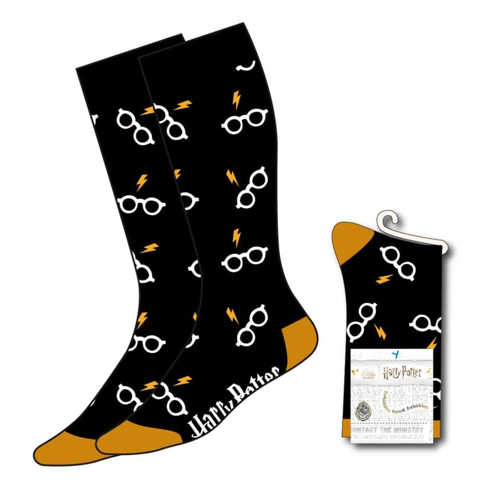 Harry Potter Socken Glasses & Lightning 38-45 - Preorder - ETA: 01.10.2025