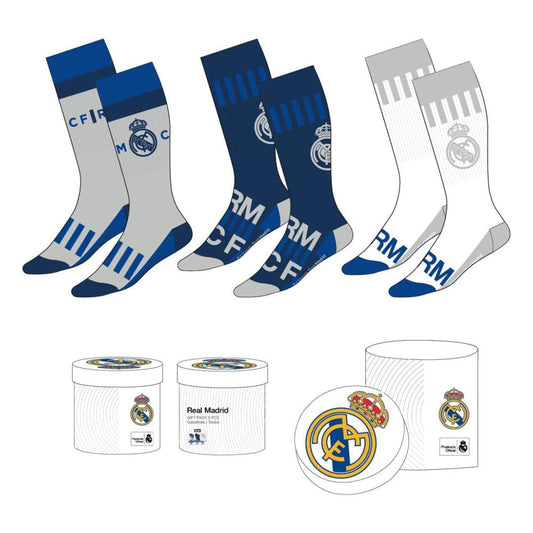 Fußball Socken 3er-Pack Real Madrid 38-45   - Versand: 5-7 Tage nach Bestellung