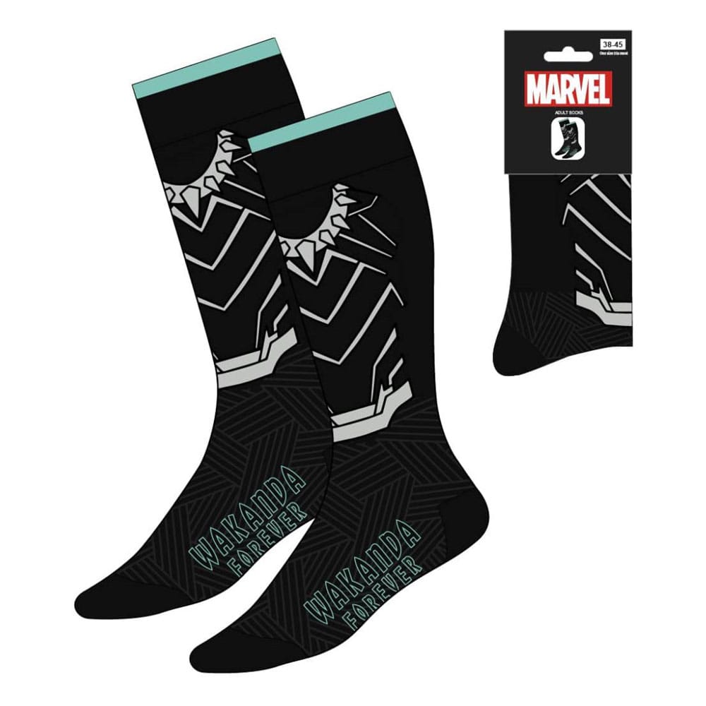 Black Panther Socken Wakanda Forever 38-45   - Preorder - ETA: 25.09.2025