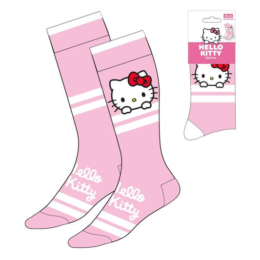 Sanrio Socken Hello Kitty Stripes 36-43  - Versand: 7 Tage nach Bestellung