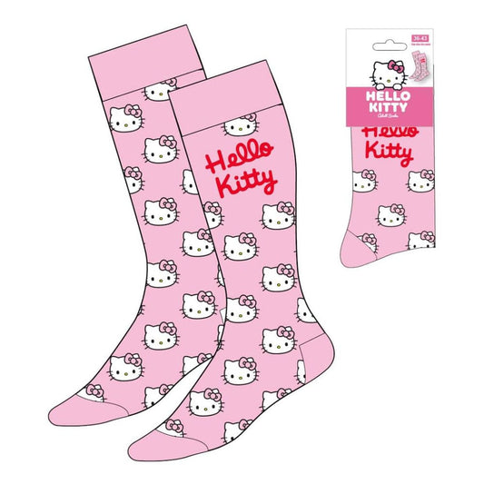 Sanrio Socken Hello Kitty Face Pink 36-43 - Preorder - ETA: 10.09.2026