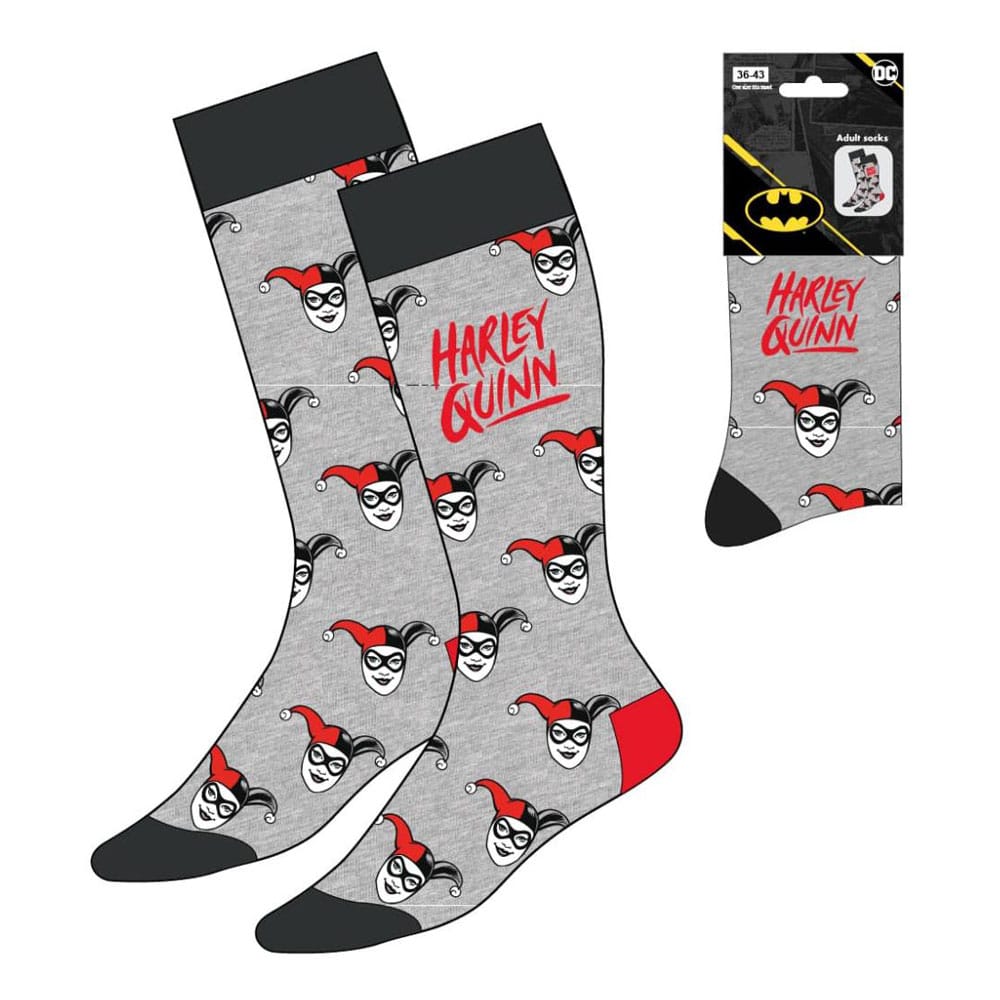 DC Comics Socken Harley Quinn 36-43   - Preorder - ETA: 25.09.2025