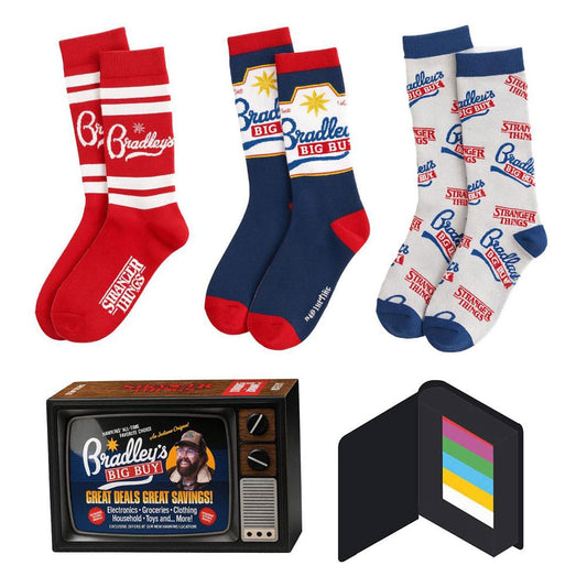 Stranger Things Socken 3er-Pack 38-45 Bradley´s Big Buy - Preorder - ETA: 07.12.2025