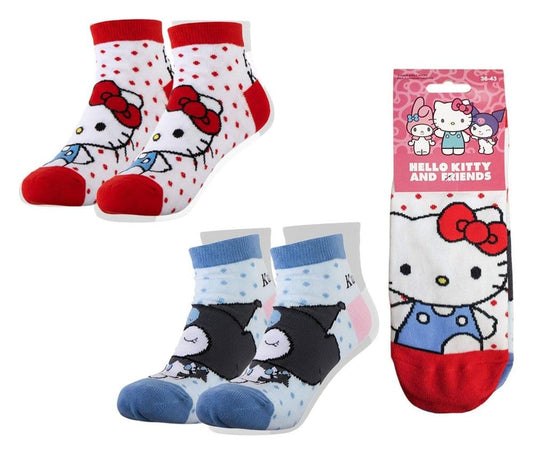 Sanrio Socken 2er-Pack Hello Kitty Short 36-43 - Versand: 7 Tage nach Bestellung
