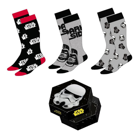 Star Wars Socken 3er-Pack Stormtrooper 38-45  - Versand: 7 Tage nach Bestellung