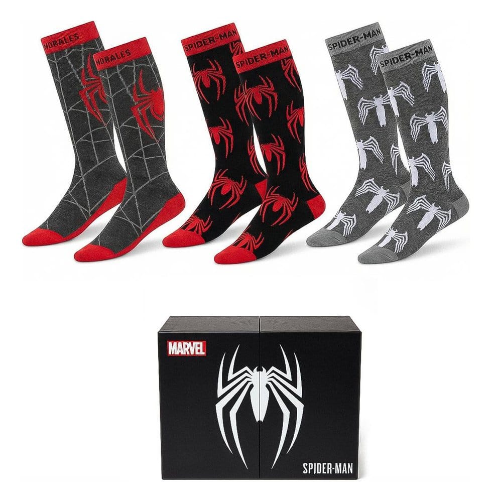 Marvel Socken 3er-Pack Spider-Man 38-45 - Preorder - ETA: 13.09.2026
