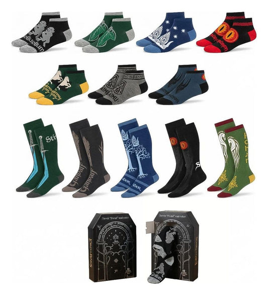 Der Herr der Ringe Socken 12er-Pack 38-45 - Preorder - ETA: 09.10.2026