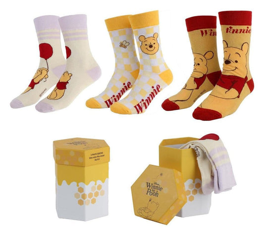 Winnie Puuh Socken 3er-Pack 36-43 - Preorder - ETA: 13.09.2026