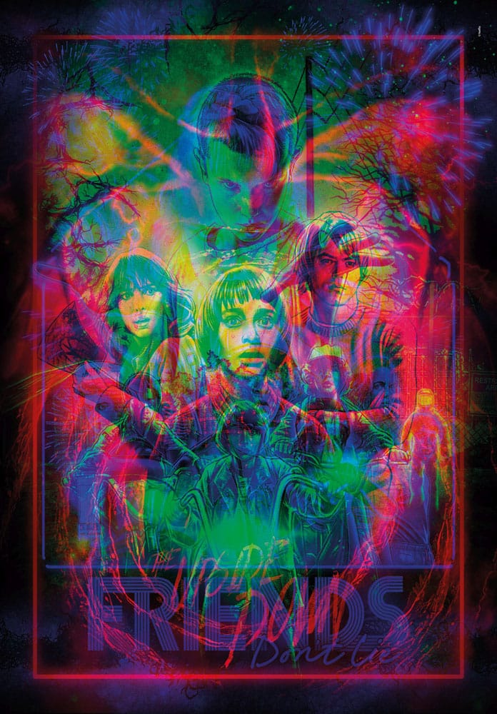 Stranger Things Metamorphic Art Collection Puzzle mit Leucht-Effekt The Upside (520 Teile) - Preorder - ETA: 03.02.2026