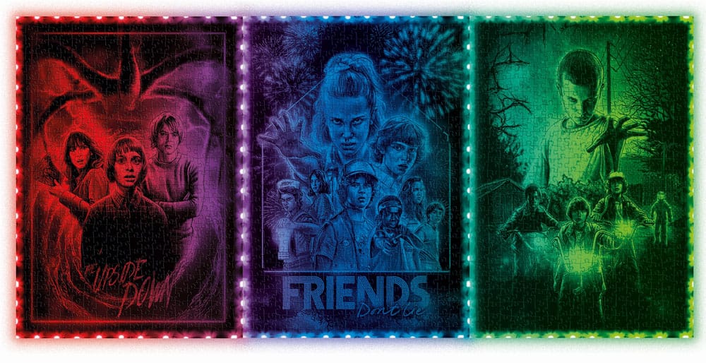 Stranger Things Metamorphic Art Collection Puzzle mit Leucht-Effekt The Upside (520 Teile) - Preorder - ETA: 03.02.2026