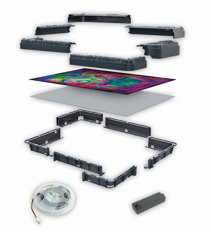 Stranger Things Metamorphic Art Collection Puzzle mit Leucht-Effekt The Upside (520 Teile) - Preorder - ETA: 03.02.2026