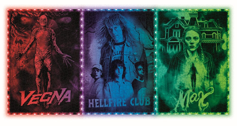 Stranger Things Metamorphic Art Collection Puzzle mit Leucht-Effekt Vecna (520 Teile) - Preorder - ETA: 03.02.2026