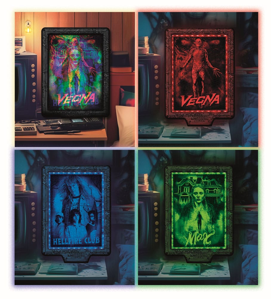 Stranger Things Metamorphic Art Collection Puzzle mit Leucht-Effekt Vecna (520 Teile) - Preorder - ETA: 03.02.2026