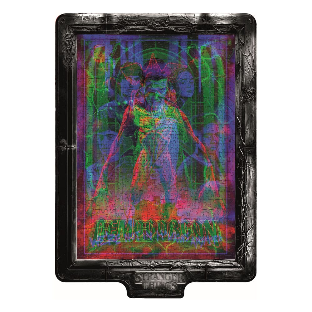 Stranger Things Metamorphic Art Collection Puzzle mit Leucht-Effekt Demogorgon (520 Teile) - Preorder - ETA: 03.02.2026