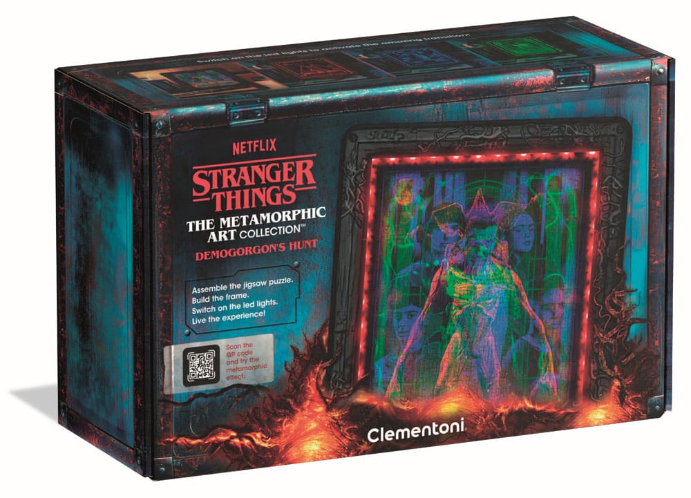 Stranger Things Metamorphic Art Collection Puzzle mit Leucht-Effekt Demogorgon (520 Teile) - Preorder - ETA: 03.02.2026