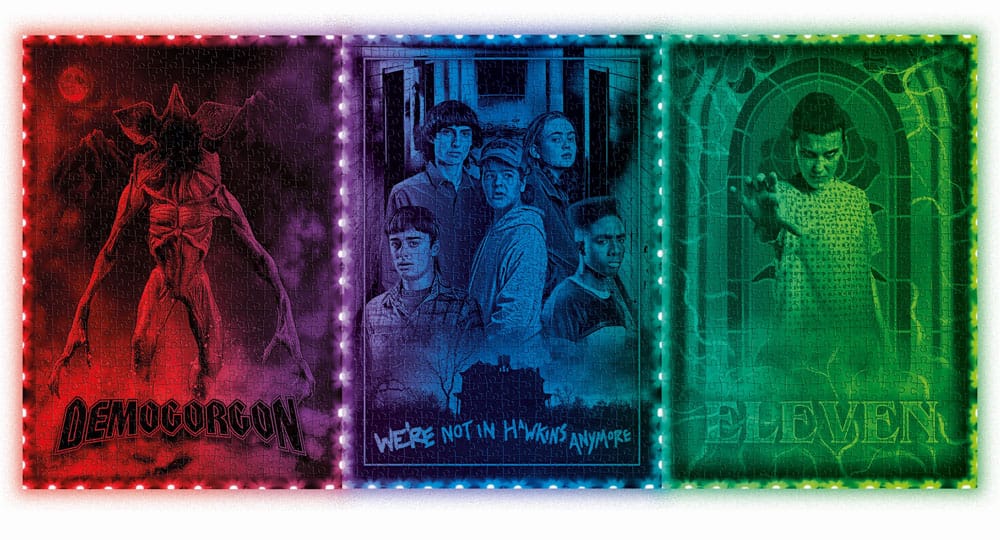 Stranger Things Metamorphic Art Collection Puzzle mit Leucht-Effekt Demogorgon (520 Teile) - Preorder - ETA: 03.02.2026