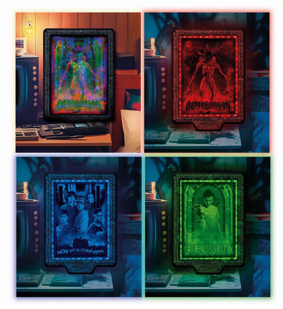 Stranger Things Metamorphic Art Collection Puzzle mit Leucht-Effekt Demogorgon (520 Teile) - Preorder - ETA: 03.02.2026