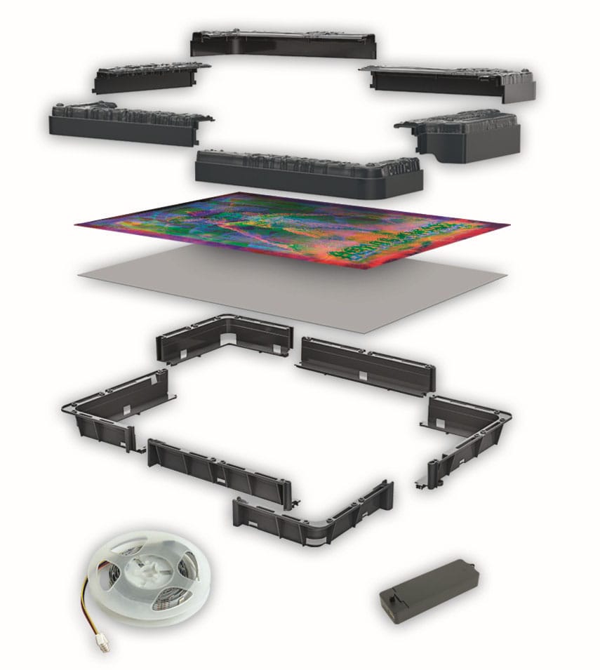 Stranger Things Metamorphic Art Collection Puzzle mit Leucht-Effekt Demogorgon (520 Teile) - Preorder - ETA: 03.02.2026