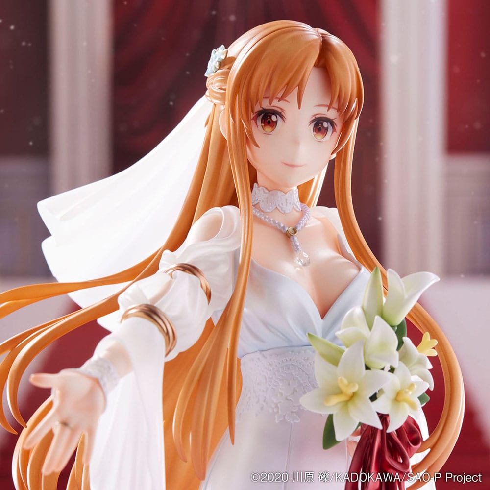 Sword Art Online PVC Statue 1/7 Asuna Wedding Ver. 25 cm - Versand: 5-7 Tage nach Bestellung