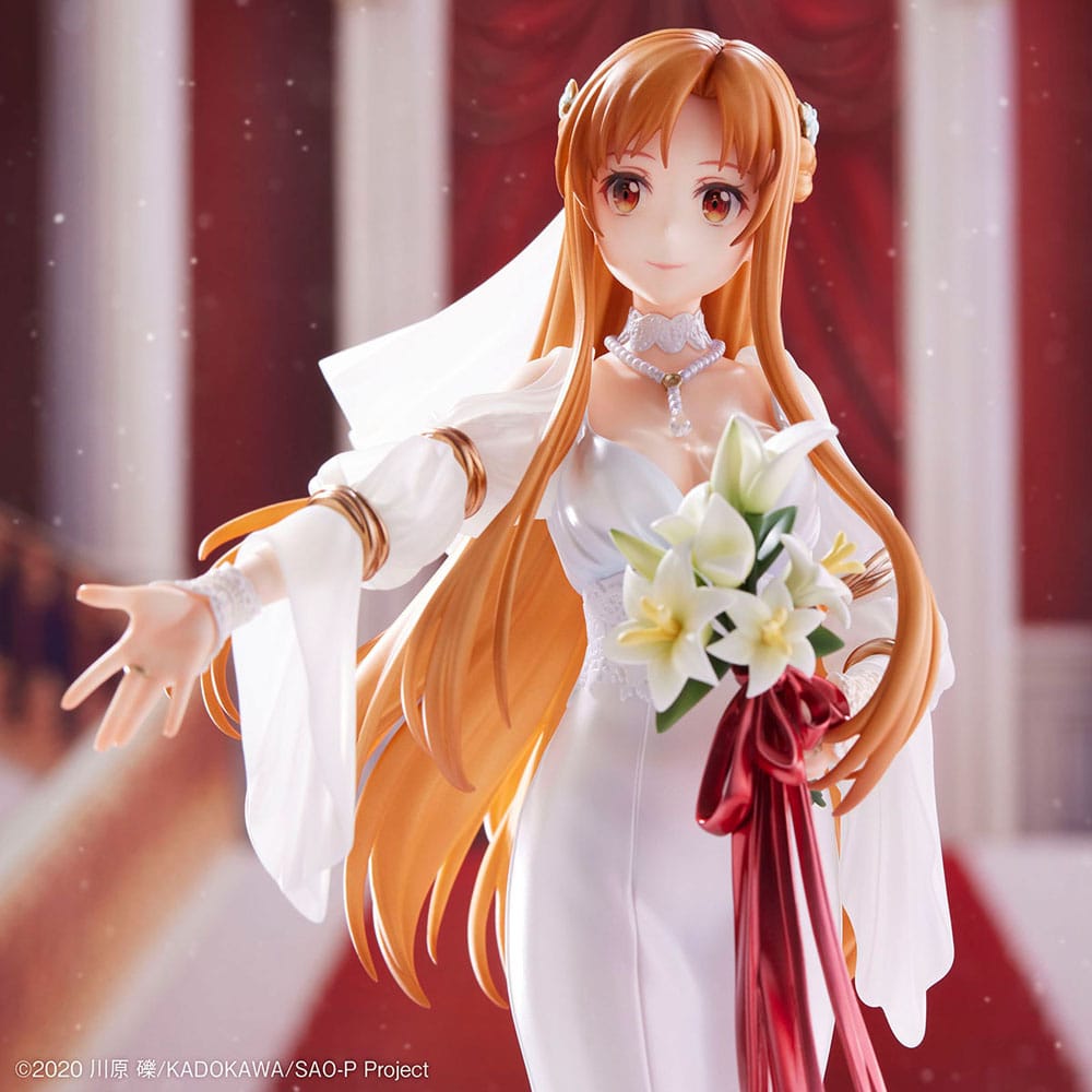Sword Art Online PVC Statue 1/7 Asuna Wedding Ver. 25 cm - Versand: 5-7 Tage nach Bestellung