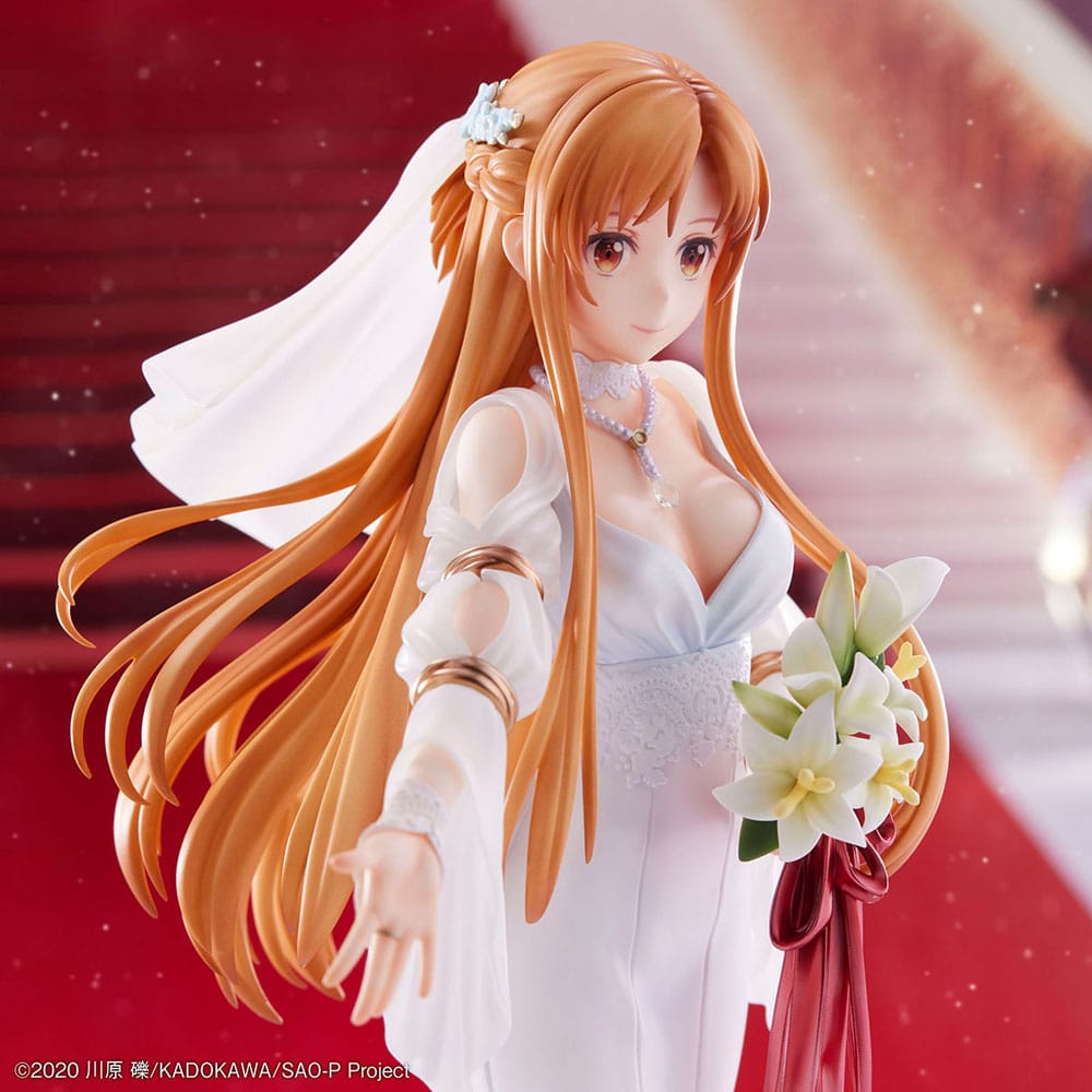 Sword Art Online PVC Statue 1/7 Asuna Wedding Ver. 25 cm - Versand: 5-7 Tage nach Bestellung