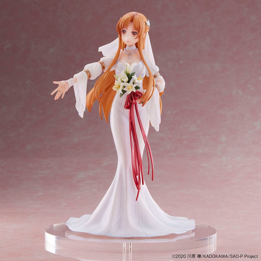 Sword Art Online PVC Statue 1/7 Asuna Wedding Ver. 25 cm - Versand: 5-7 Tage nach Bestellung
