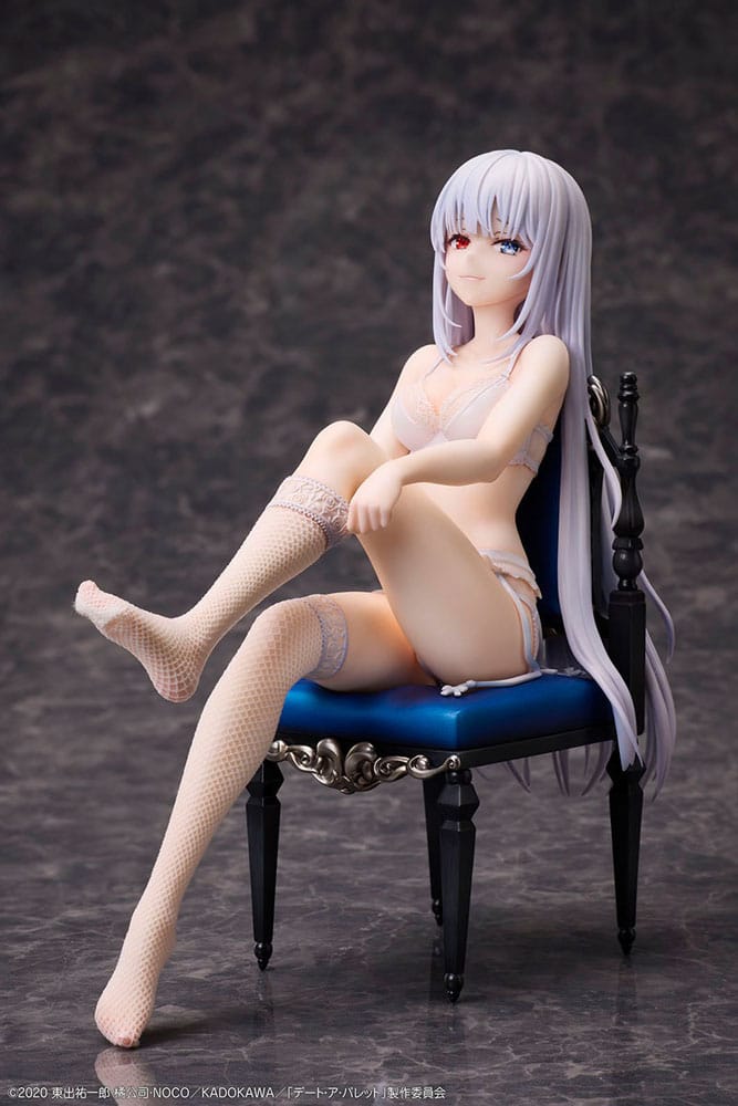 Date a Bullet PVC Statue 1/7 White Queen 17 cm    - Versand: 7 Tage nach Bestellung