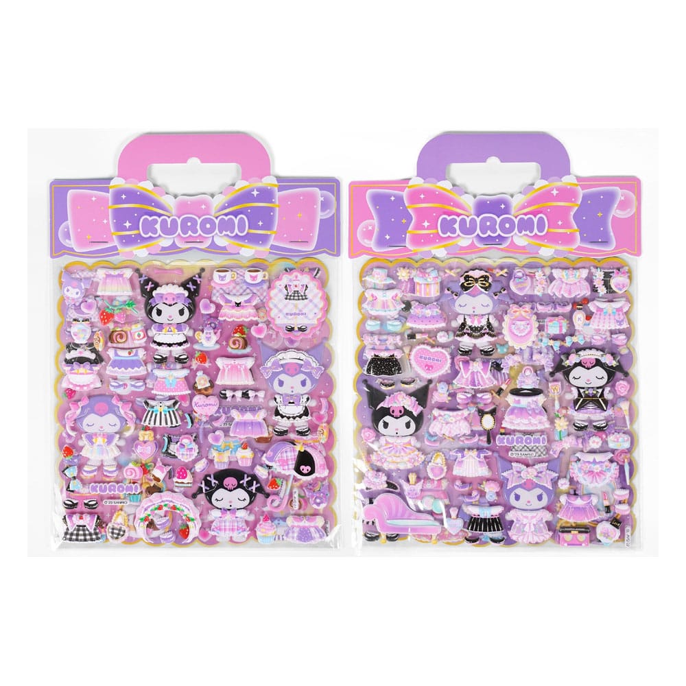 Hello Kitty and Friends Sticker Kuromi Puffy Sortiment (10) - Versand: 7 Tage nach Bestellung