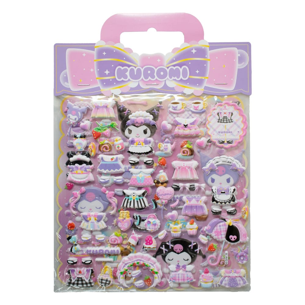 Hello Kitty and Friends Sticker Kuromi Puffy Sortiment (10) - Versand: 7 Tage nach Bestellung